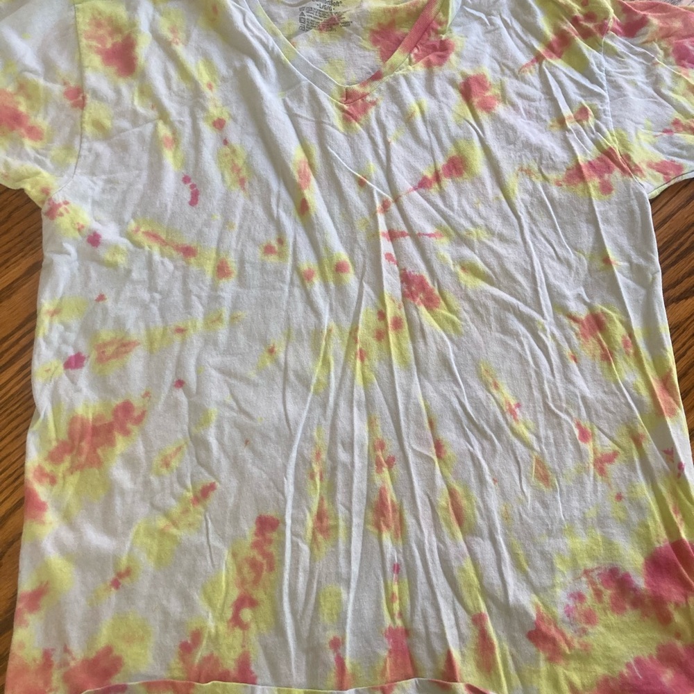 Women’s lg tie dye short sleeve